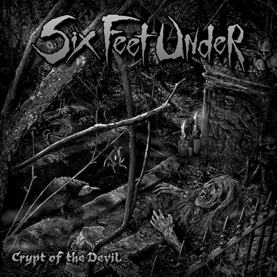 Six Feet Under Crypt of the Devil Artwork Visualdarkness.com Mike Hrubovcak